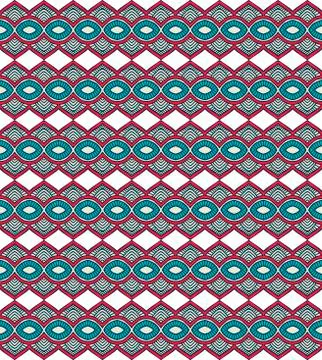 Vector ethnic seamless pattern Stock Illustration
