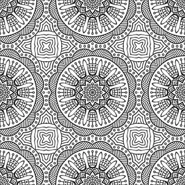 Vector ethnic seamless pattern 스톡 일러스트