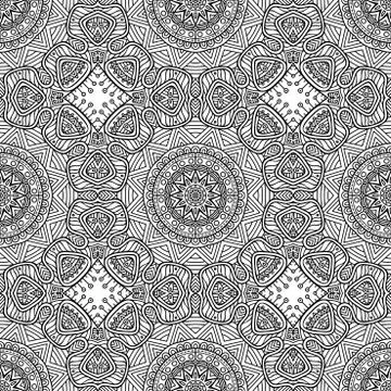 Vector ethnic seamless pattern 스톡 일러스트