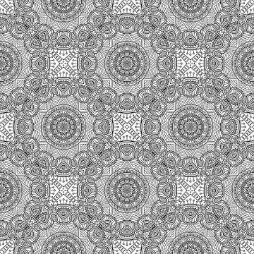 Vector ethnic seamless pattern Illustrazione stock