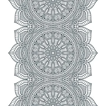 Vector ethnic seamless pattern Illustrazione stock