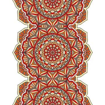 Vector ethnic seamless pattern 스톡 일러스트