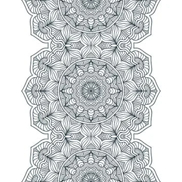 Vector ethnic seamless pattern 스톡 일러스트
