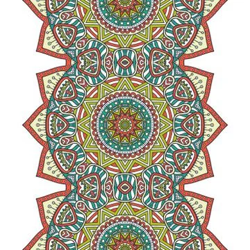 Vector ethnic seamless pattern Stock Illustration