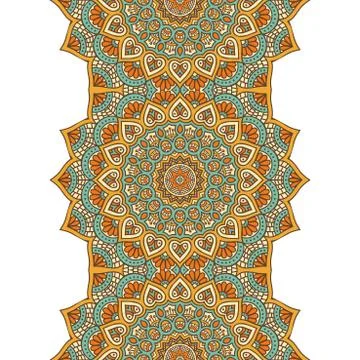 Vector ethnic seamless pattern Stock Illustration
