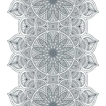 Vector ethnic seamless pattern Illustrazione stock