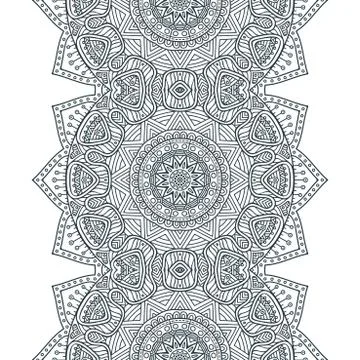 Vector ethnic seamless pattern Illustrazione stock