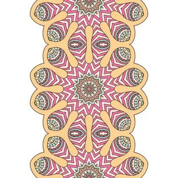 Vector ethnic seamless pattern Illustrazione stock