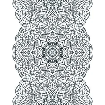 Vector ethnic seamless pattern Stock Illustration