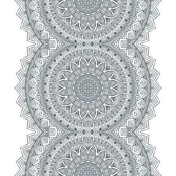 Vector ethnic seamless pattern Stock Illustration
