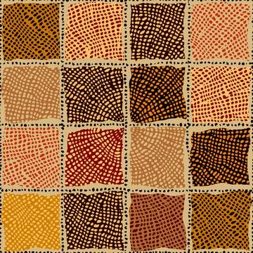 Vector ethnic tribal native pattern. Seamless art image. Stock Illustration