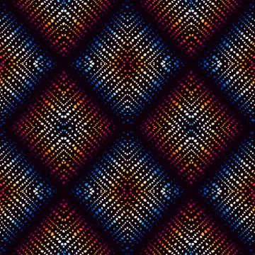 Vector ethnic tribal pattern. Seamless art image. Stock Illustration