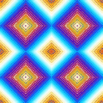 Vector ethnic tribal pattern. Seamless art image. Stock Illustration