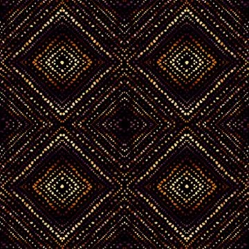 Vector ethnic tribal pattern. Seamless art image. Stock Illustration