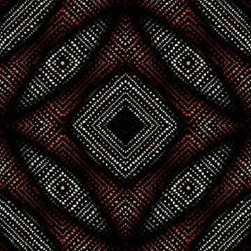 Vector ethnic tribal pattern. Seamless art image. Stock Illustration