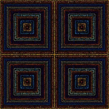 Vector ethnic tribal pattern. Seamless art image. Stock Illustration