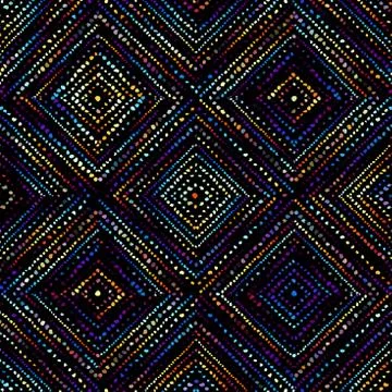 Vector ethnic tribal pattern. Seamless art image. Stock Illustration