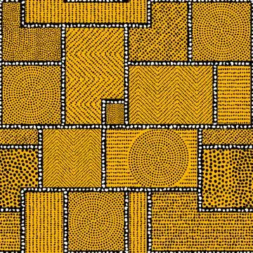Vector ethnic tribal pattern. Seamless art image. Stock Illustration