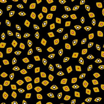 Vector ethnic tribal pattern. Seamless art image. Illustrazione stock