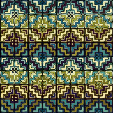 Vector ethnic tribal pattern. Seamless art image. イラスト素材