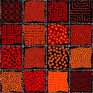 Vector ethnic tribal pattern. Seamless art image. Stock Illustration