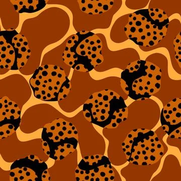 Vector ethnic tribal pattern. Seamless art image. Stock Illustration