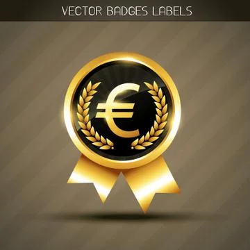 Vector euro symbol Stock Illustration