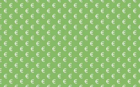 Vector euro symbol pattern Stock Illustration