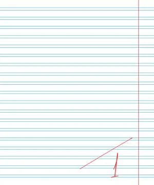 Vector exercise book Stock Illustration