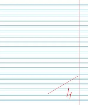 Vector exercise book Stock Illustration