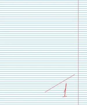 Vector exercise book Illustrazione stock