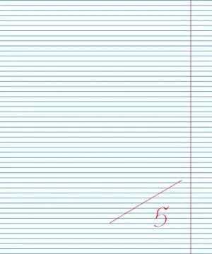 Vector exercise book Stock Illustration