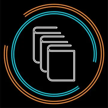 Vector exercise book illustration icon Stock Illustration