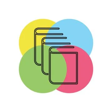 Vector exercise book illustration icon Stock Illustration