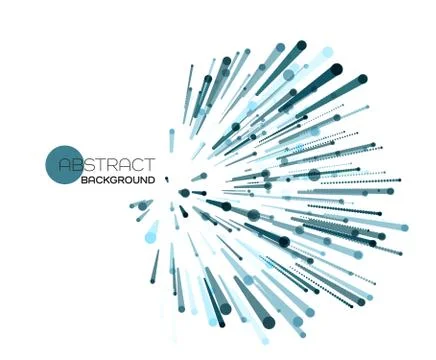 Vector explosion lines Stock Illustration