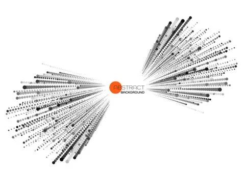 Vector explosion lines Stock Illustration