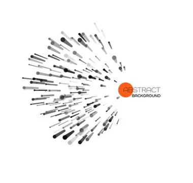 Vector explosion lines Stock Illustration