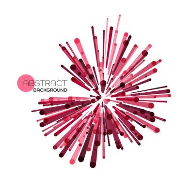 Vector explosion lines Stock Illustration