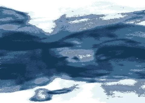 Vector explosion smoke cloud watercolor. Ink swirling in water isolated white Stock Illustration