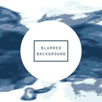 Vector explosion smoke cloud watercolor. Ink swirling in water i Illustrazione stock