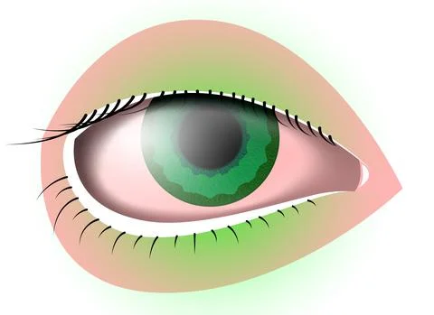 Vector eye in gradient style Stock Illustration