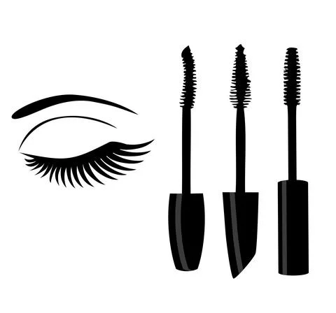 Vector eye mascara Illustrazione stock