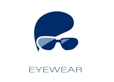 Vector of an eyewear logo concept Stock Illustration
