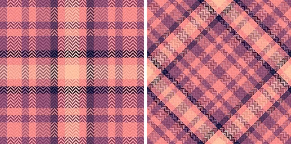 Vector fabric pattern of textile background check with a tartan texture pla.. Illustrazione stock
