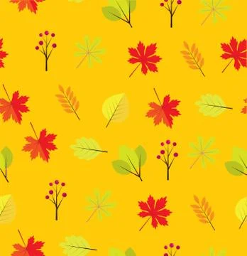 Vector Fall Leaves Stock-Illustration