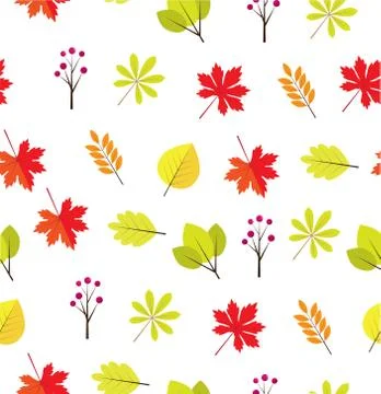 Vector Fall Leaves Stock Illustration