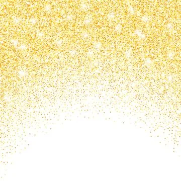 Vector falling in lines silver glitter confetti dots Stock Illustration