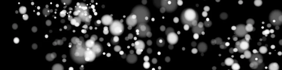 Vector falling snow effect isolated on transparent background with blurred .. Stock Illustration