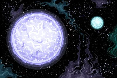 Vector Fantasy Space Chart イラスト素材