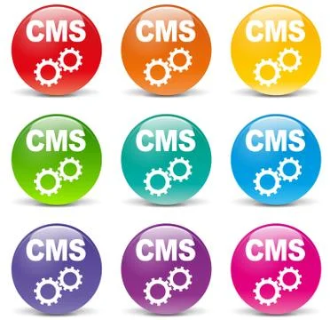 Vector faq icons Stock Illustration